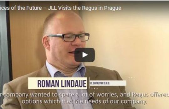 Kanceláře budoucnosti – JLL navštívila společnost Regus v Praze